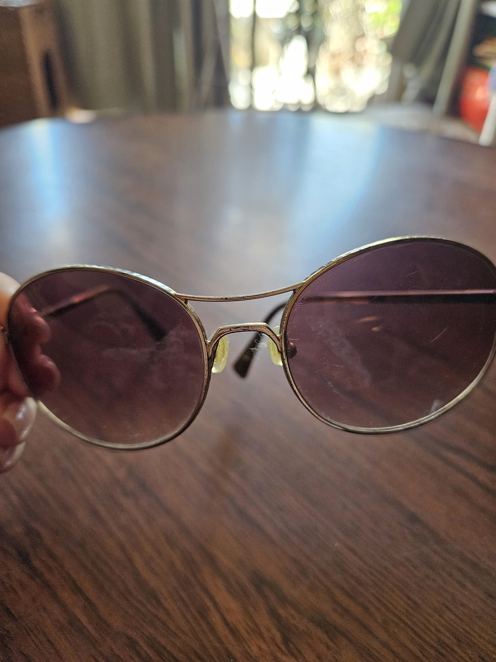 Louis Vuitton Purple Lens Sunglasses Aviators